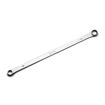 Capri Tools 12 mm x 14 mm 0-Degree Offset Extra-Long Box End Wrench CP11800-1214